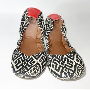 Lucky Brand Erin 2 Aztec Tribal Ballet Flats